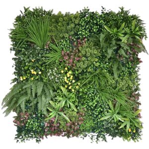 Panel de jardín vertical artificial Aura A de 100 × 100 cm