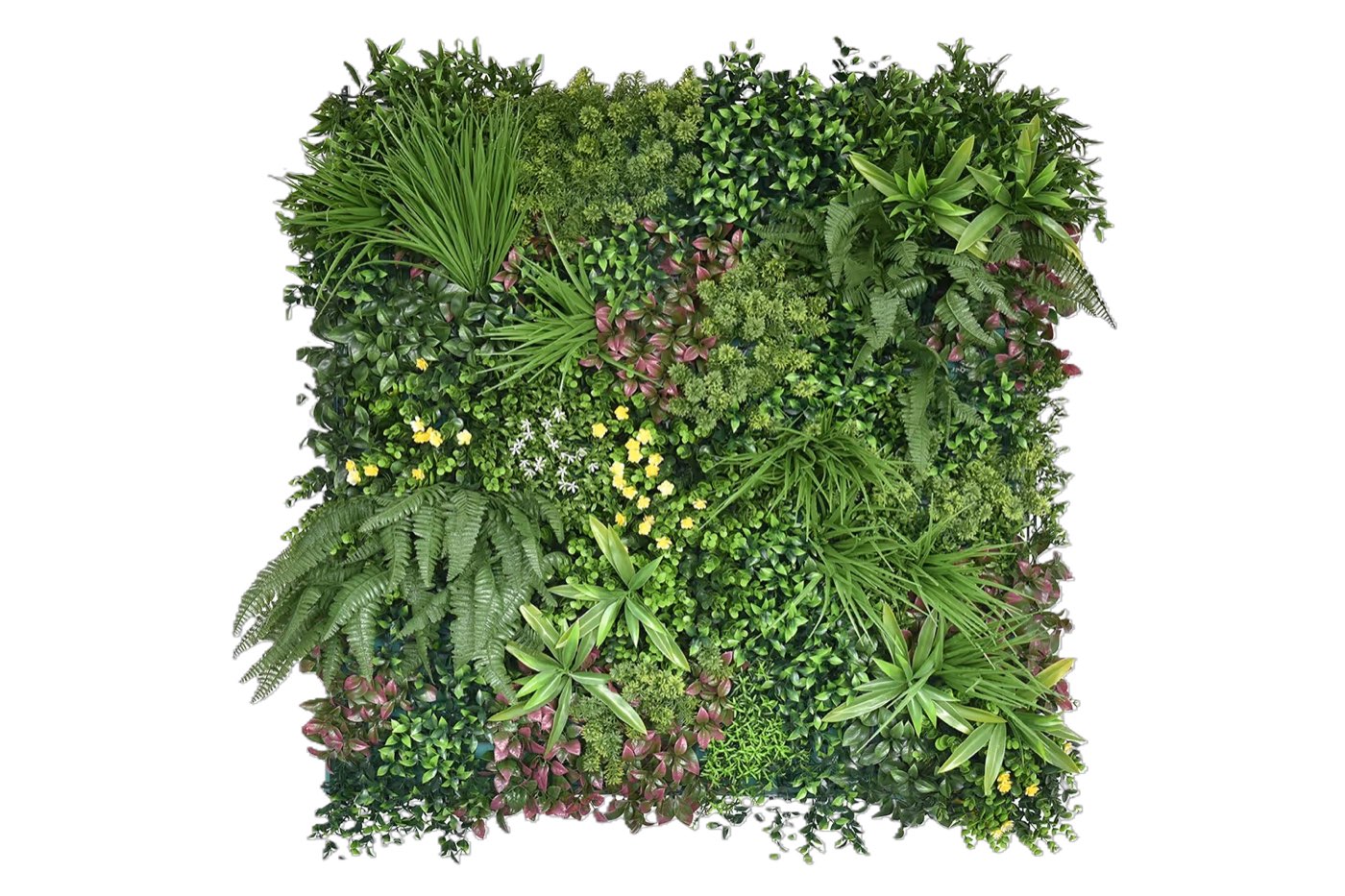 Panel de jardín vertical artificial Aura A de 100 × 100 cm