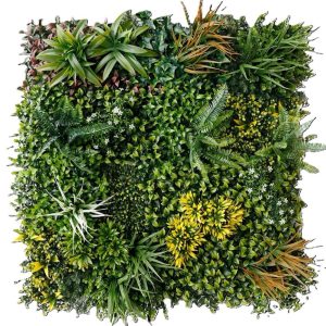 Panel de jardín vertical artificial Aura B de 100 × 100 cm