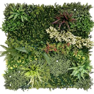 Panel de jardín vertical artificial Edén A de 100 × 100 cm